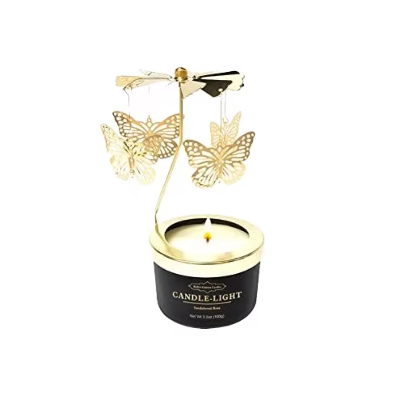 Candle Souvenir - Bahar Düğünü Döner Mumluk Süsleri İç