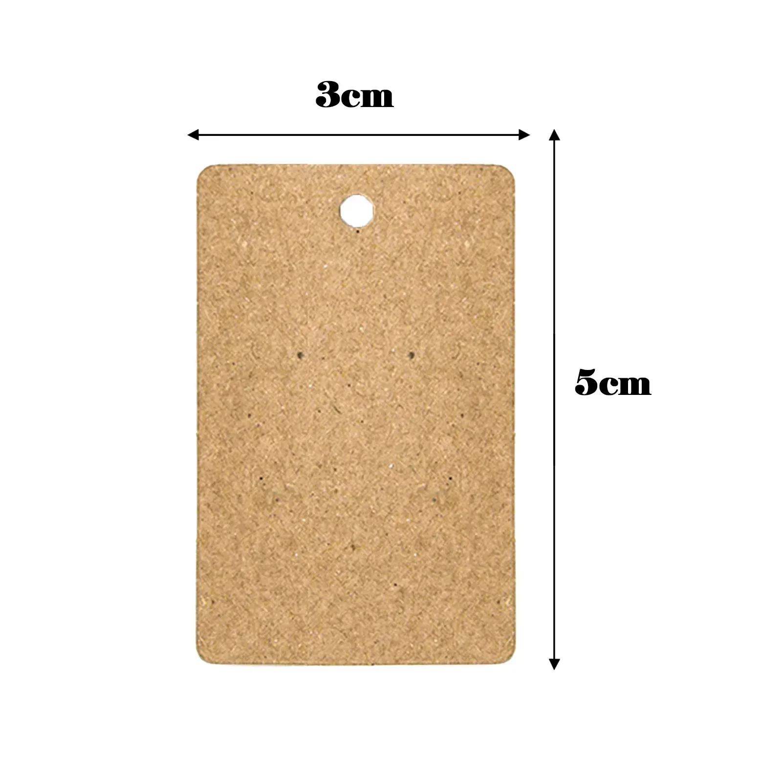 Kraft Hang Tag - Kraft Kağıt Etiketleri 100'lü Kraft Kağıt