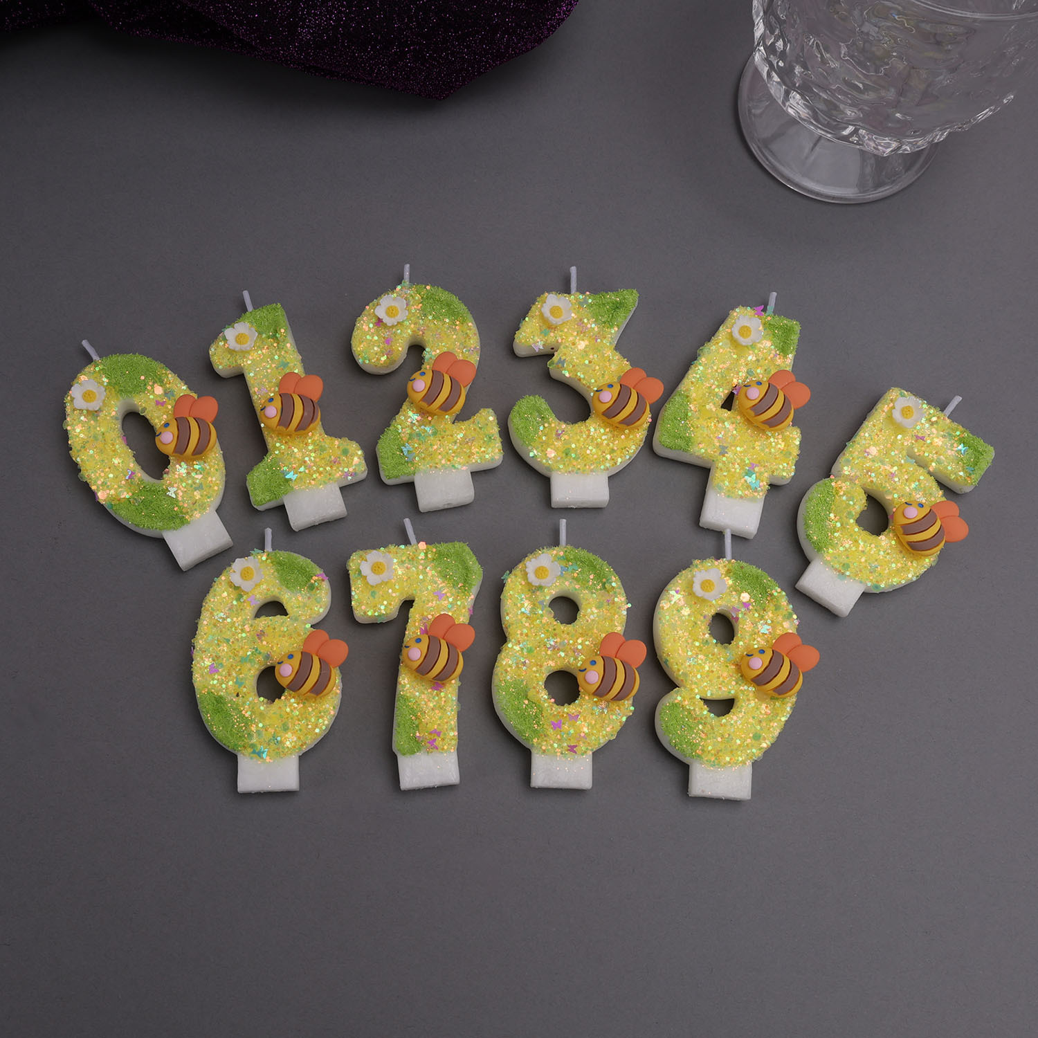 Sarı-yeşil dijital mumlar, üze - Candle Souvenir incelemesi ve fiyatı