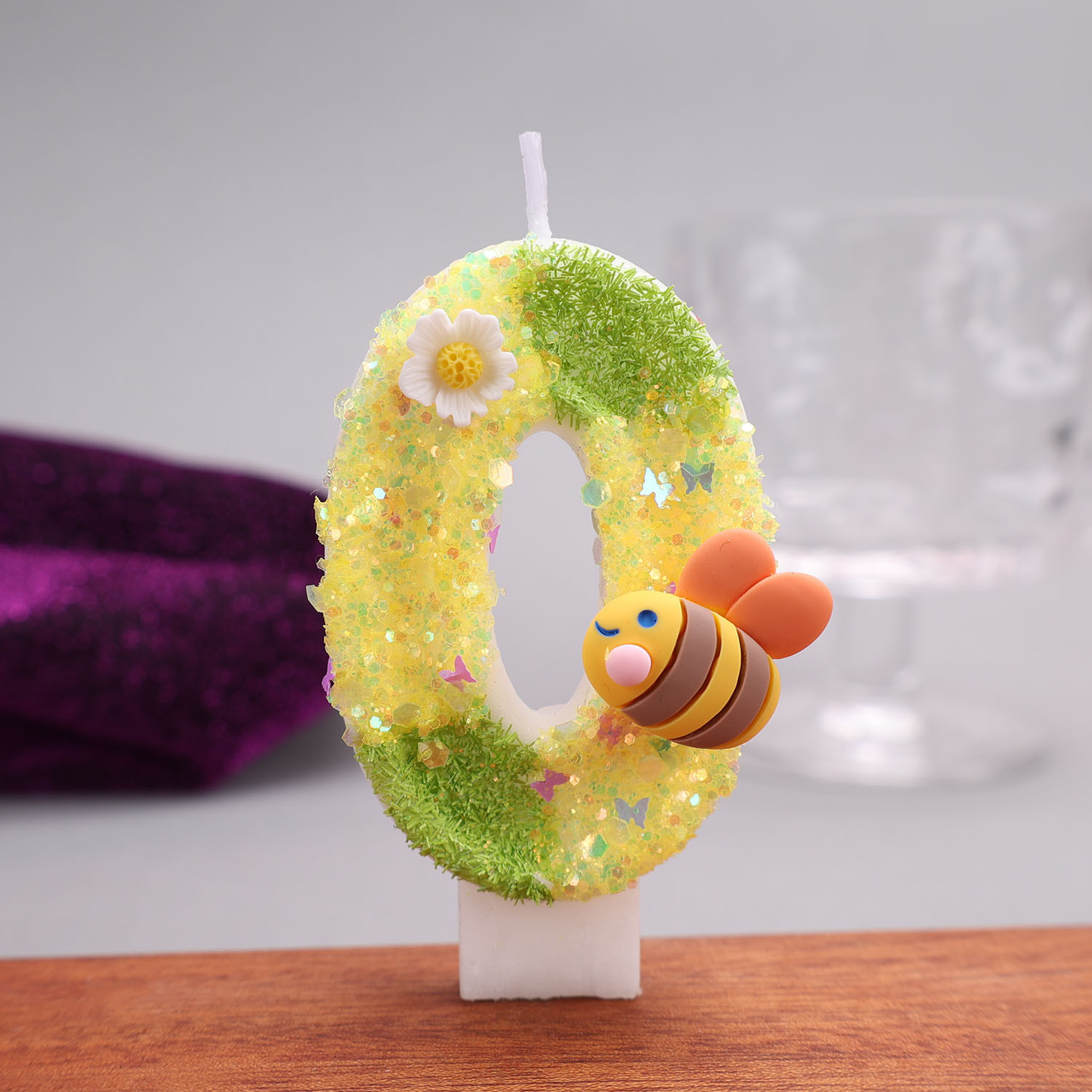 Sarı-yeşil dijital mumlar, üze - Candle Souvenir incelemesi ve fiyatı