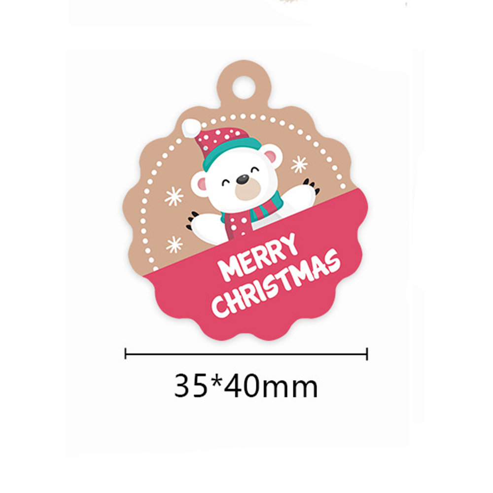 100 adet Merry Christmas etike - Kraft Hang Tag incelemesi ve fiyatı
