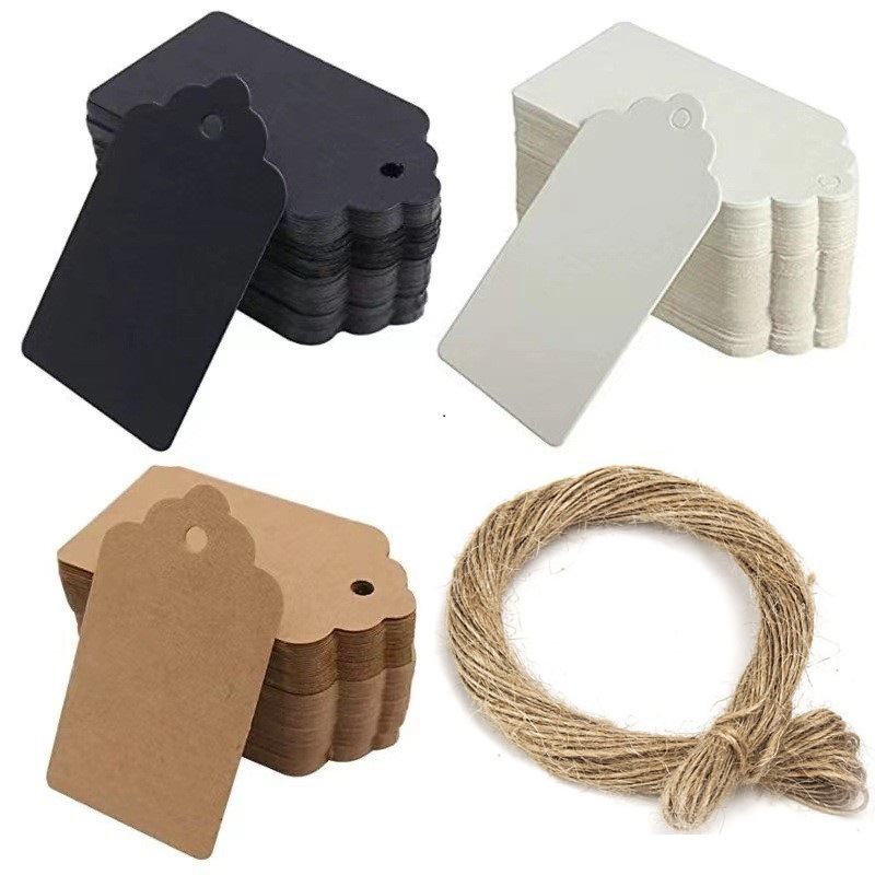 100 adet Kraft Kağıt Etiket, İ - Kraft Hang Tag incelemesi ve fiyatı