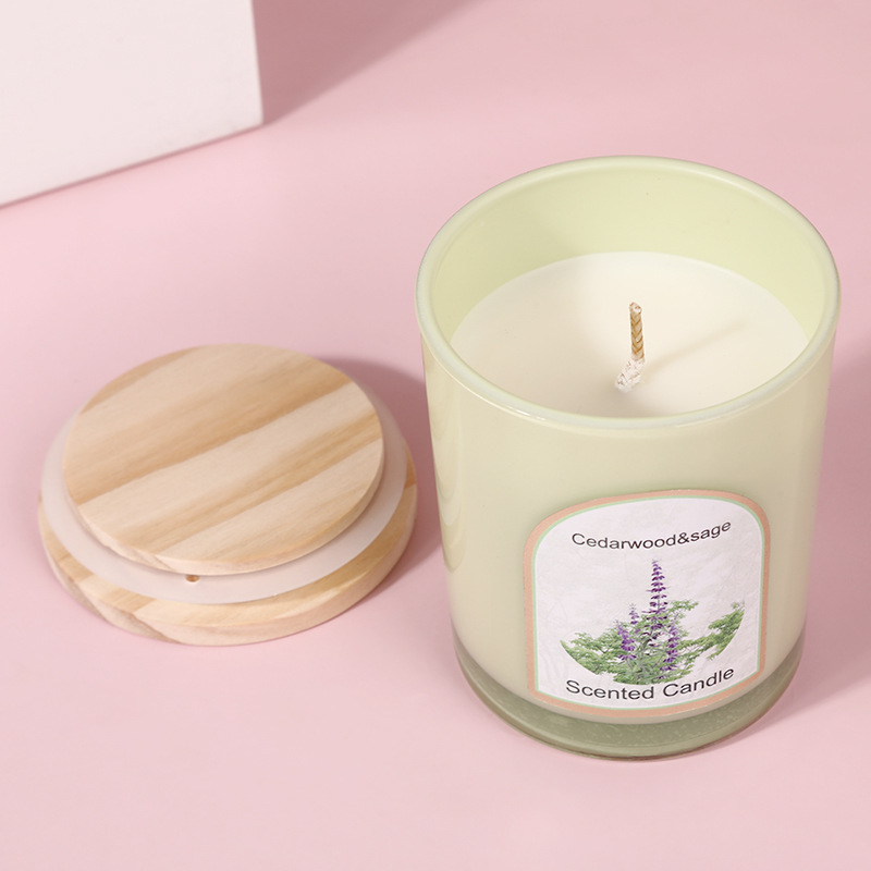 Ahşap kapaklı renkli cam kokul - Candle Souvenir incelemesi ve fiyatı
