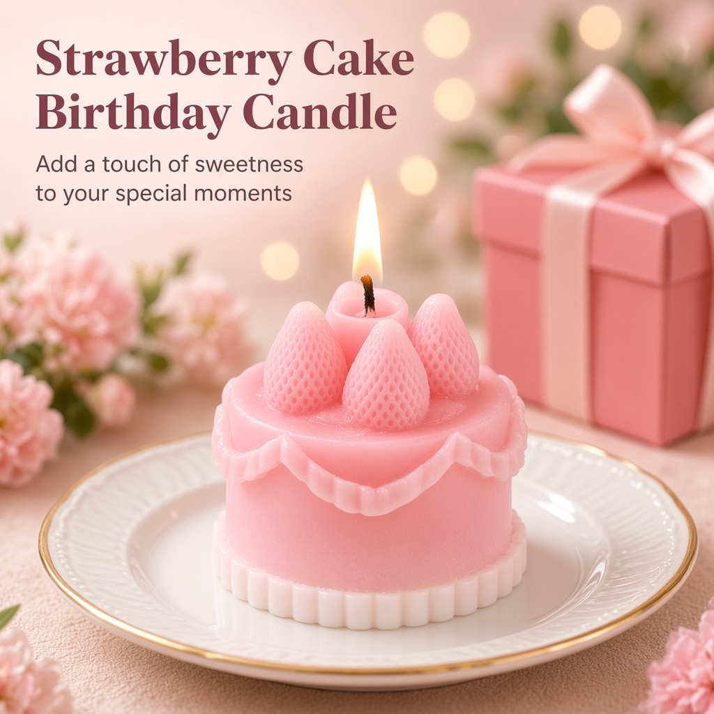 1 Adet Kek Şeklinde Kokulu Mum - Candle Souvenir incelemesi ve fiyatı