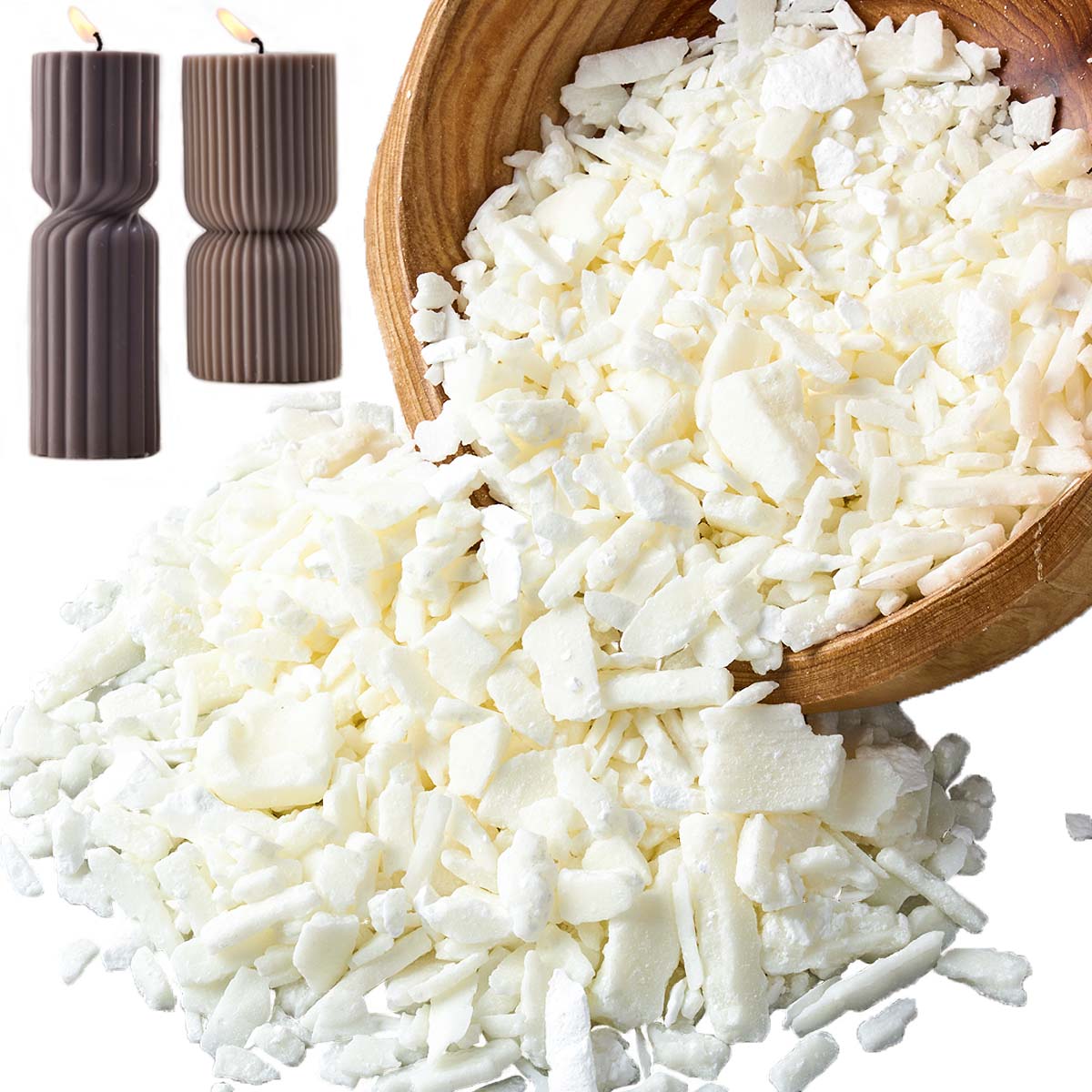 1 Pound Saf Beyaz Soya Balmumu - Candle Making Supplies Kit incelemesi ve fiyatı