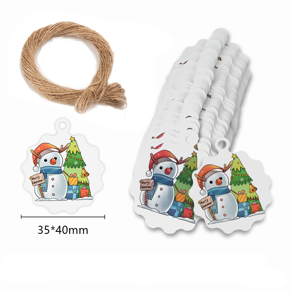 Merry Christmas Etiketleri Kra - Kraft Hang Tag incelemesi ve fiyatı