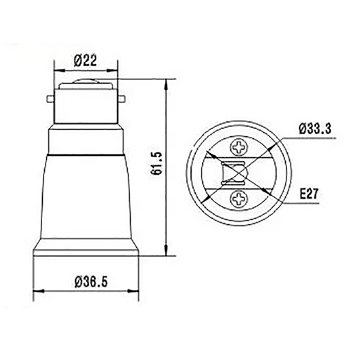 2 adet Yanmaz B22 to E27/E26 L - Candle Making Supplies Uk incelemesi ve fiyatı