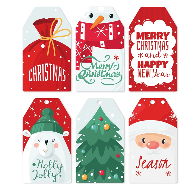 50 Adet Noel Kağıdı Hediye Eti - Kraft Hang Tag incelemesi ve fiyatı