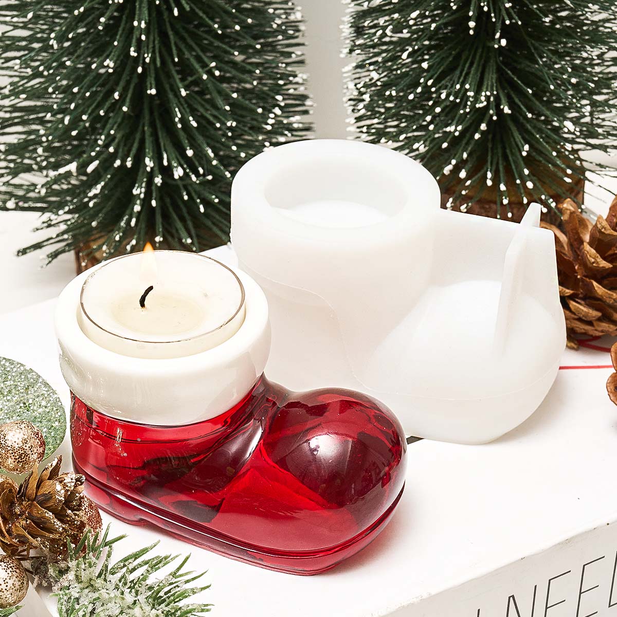 Noel Çizmeler Ayakkabı Mumluk  - Candle Souvenir incelemesi ve fiyatı